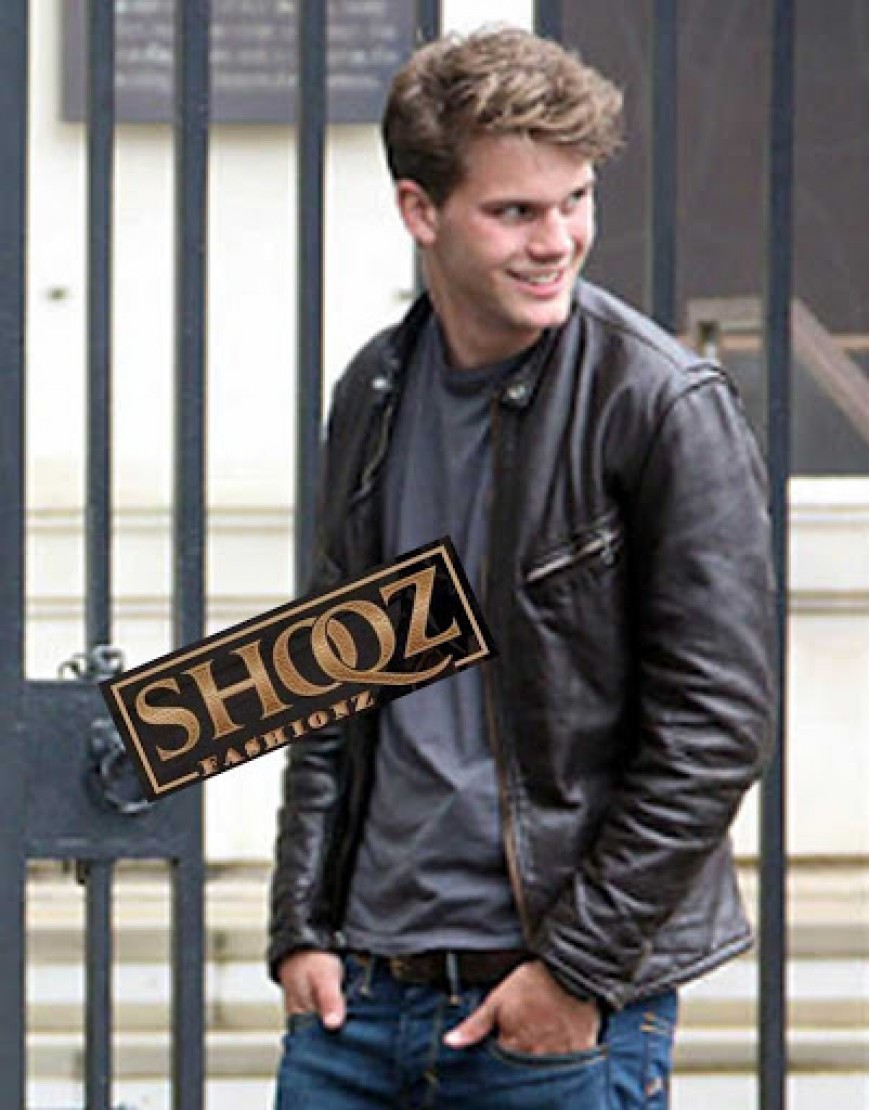 Fallen Daniel Grigory (Jeremy Irvine) Biker Jacket